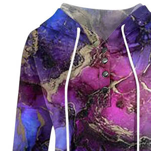 Top con capucha de alta calidad para mujer, diseño único, sublimación, ropa de invierno, estilo callejero, logotipo frontal, precio al por mayor más vendido - Product Image 5