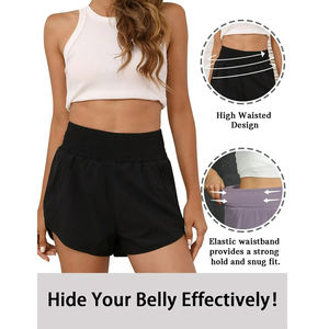 <b>Slim</b> <b>Fit</b> Women's Running <b>Shorts</b> with UV Protection - Product Image 2