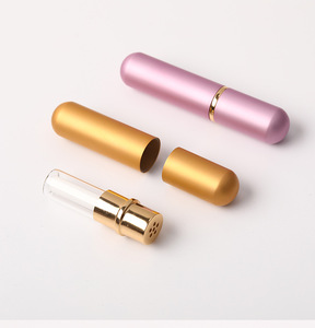 Rỗng Nhôm Mũi Ống Hít Ống Tinh Dầu Khuếch Tán Bán Buôn Kim Loại Mũi Chai Với Thay Thế Bấc - Product Image 3