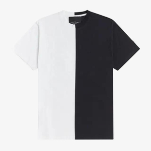 เสื้อยืดผู้ชายผ้าฝ้ายออร์แกนิค 100% ทรงลำลอง คุณภาพสูง บริการ OEM ทรงโอเวอร์ไซส์ พิมพ์ลายดิจิทัล ระบายอากาศได้ดี - Product Image 4