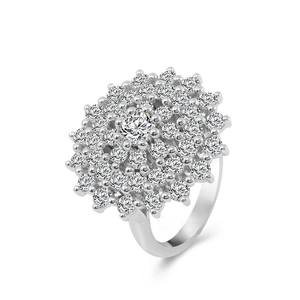 Bague de fiançailles hip-hop en argent sterling 25 mm avec moissanite taille brillant, plaquée or 18 carats, classique, unisexe, pour les fêtes de mariage - Product Image 6