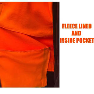 เสื้อแจ็คเก็ตทำงานฤดูหนาวสำหรับผู้ชาย แบบสะท้อนแสง มองเห็นได้ชัดเจน วัสดุกันน้ำ พร้อมซิป สำหรับใช้งานกลางแจ้ง - Product Image 5