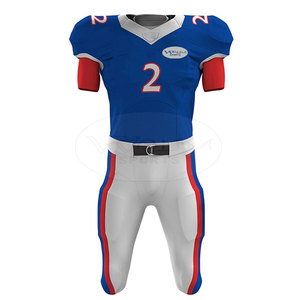 Maillot de football américain sur mesure de haute qualité, grande taille, manches courtes, best-seller, personnalisable, 100% polyester - Product Image 1