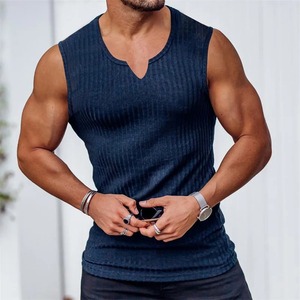 Camisetas sin Mangas Casuales de Algodón Orgánico 100% Premium, Transpirables, de Alta Calidad para Hombre, Estilo Deportivo para Entrenamiento y Jogging - Product Image 5