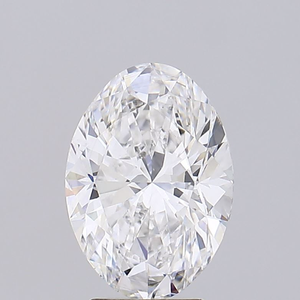 แหวนหมั้นเพชรทรงรี 3.34 กะรัต สี F เพชรเลี้ยงในห้องปฏิบัติการ ได้รับการรับรองจาก IGI ความใส VS2 แบรนด์ Rising ออกแบบตามสั่ง - Product Image 1