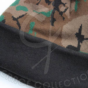 Bonnets confortables pour hommes les plus vendus Bonnets d'hiver à rayures de couleur avec logo personnalisé - Product Image 5