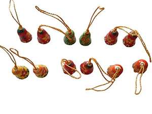 Pequeño cascabel navideño de madera, árbol de adorno en forma de vacaciones para Navidad, decoración de pared del hogar, decoración de árbol de Navidad x año nuevo - Product Image 2