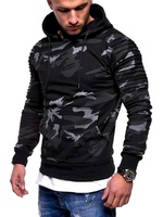 Sweat-shirt à capuche unisexe en molleton 100 % coton, imprimé personnalisé, teint uni, brodé, camouflage hiver, qualité supérieure, anti-boulochage