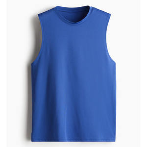 Vente en gros Débardeur Workout Débardeurs de gymnastique d'été pour hommes Débardeurs en coton uni Nouveaux débardeurs pour hommes Musculation Fitness Singlets Gymnases pour hommes - Product Image 2