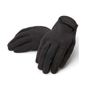 Gants d'opérateur - Gants tactiques en daim noir avec fermeture velcro, gants de tir, gants de travail, camouflage personnalisé - Product Image 2