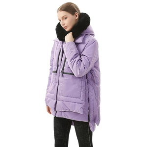 Parka Larga de Invierno para Mujer, Impermeable, Cortavientos, Reversible, Acolchada, con Forro Polar, Capucha, Transpirable, Talla Grande, Cálida - Product Image 5