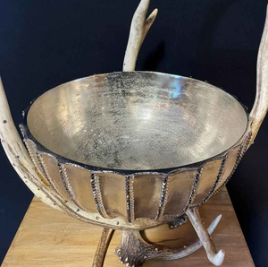 ชามโลหะเขากวางสำหรับตกแต่งโต๊ะในงานแต่งงานผลไม้ของหวานผลไม้แห้งผลไม้เสิร์ฟผลไม้โต๊ะรับประทานอาหารในบ้านห้องครัว - Product Image 2