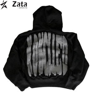 Hiver Hip Hop Custom Dtg All Printed Heavyweight French Terry Fleece Knitted Breathable Eco-Friendly Boxy Cropped Graphic - Product Image 6