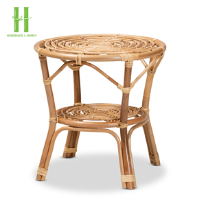 โต๊ะกาแฟหวายเป็นมิตรต่อสิ่งแวดล้อมทันสมัยห้องนั่งเล่นธรรมชาติผลิตจากเวียดนาม - Product Image 3