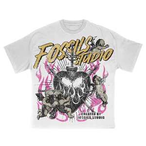 Fabricante personalizado 100% algodón peso pesado de gran tamaño Boxy Fit camiseta High Street gráfico DTG estampado hombres camisetas de longitud larga - Product Image 5