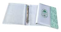 Folder Menu Restoran Hotel Kulit Premium/PU Bersertifikat ISO, Warna & Logo Custom, Lapisan Nikel, Tahan Lama, Harga Promo
