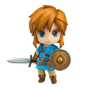 <span class=keywords><strong>Figurine</strong></span> Link de Zelda Breath of the Wild, en plastique durable, inspirée de l'animation japonaise - Product Image 1