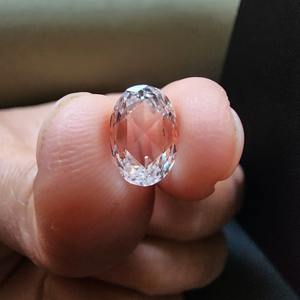 Diamant de laboratoire CVD ovale fantaisie taille rose de 1,445 carats, certifié IGI, luxe durable avec une touche vintage - Product Image 3