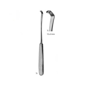 Écarteur de couvercle 16cm Crochets de peau en acier inoxydable Écarteur de couvercle Desmarres en acier inoxydable allemand - Product Image 6