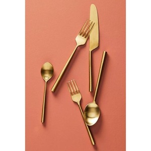 Juego de cubiertos contemporáneo de acero inoxidable con asas ergonómicas y acabado pulido para una experiencia culinaria moderna - Product Image 4