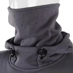 OEM Manufacturer Custom Logo 100% Cotton Bonded Woven Solid Hooded Breathable Face Cover <b>Masked</b> Men <b>Fishing</b> Pullover Hoodie - Product Image 5