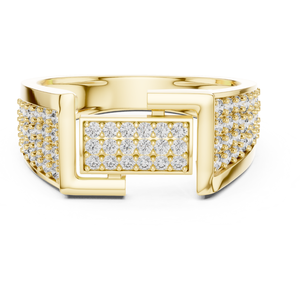 Bague de luxe en diamant rond pour hommes certifié IGI pierre de laboratoire bijoux de fiançailles de mariage haut de gamme acheteurs en gros - Product Image 2