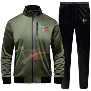 Conjunto Deportivo de Otoño de Alta Calidad con Logotipo Personalizado, 100% Poliéster, Traje Deportivo Técnico, Impermeable, Transpirable, Holgado para Hombre - Product Image 5