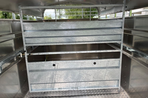 รถพ่วงบรรทุกสินค้าและอเนกประสงค์ ขนาด 12x6 พร้อมน้ำหนักบรรทุก OEM 200 กก. ขนาด 5.2 ม.*3.5 ม.*2 ม. สำหรับขนส่งปศุสัตว์/ม้า - Product Image 5