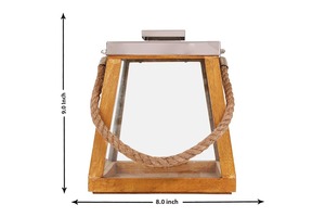 Elegante candelabro de madera hecho a mano, de calidad premium farol, ideal para decoración interior y exterior, disponible para suministro global - Product Image 3