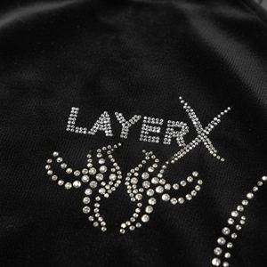 เสื้อฮู้ดดี้ผู้ชายไซส์ใหญ่ ผ้าโพลีเอสเตอร์/คอตตอน ผ้าฟลีซเฟรนช์เทอร์รี่ ปักลายไนลอน ทรงบ็อกซี่ ใส่สบาย ฤดูหนาว ผลิตตามสั่ง - Product Image 4