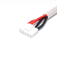 Kabel konektor PCB Male 3.96mm VH 4 Pin arus tinggi colokan ke papan Header daya tahan lama untuk aplikasi industri & LED