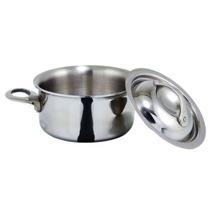 Casseroles de forme ronde avec des caractéristiques pour cuisiner et réchauffer les aliments à la maison et à l'hôtel dans un design classique - Product Image 1