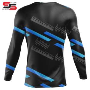 Rashguard à manches longues pour le surf Mma Bjj avec logo personnalisé imprimé par sublimation de qualité supérieure Oem Rashguard - Product Image 4