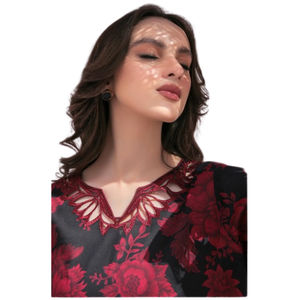 Hot Selling Wholesale OEM Custom Logo Casual <b>Dresses</b> From Pakistan Shalwar Kamiz <b>Suits</b> <b>for</b> <b>Ladies</b> with Embroidered Shawls Women - Product Image 2