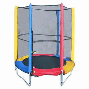 <span class=keywords><strong>Mini</strong></span> Trampolín Elástico Individual de 4.5 Pies y 55 Pulgadas con Red de Seguridad para Interiores y Exteriores - Product Image 1