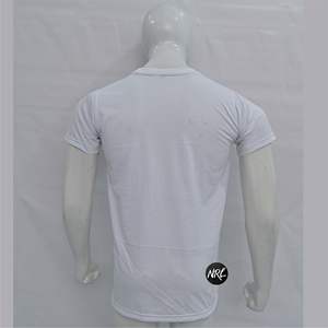 Camiseta de algodón 100% de alta calidad con cuello redondo para hombre, camiseta informal en relieve con logotipo personalizado, transpirable, ajuste regular, servicio OEM disponible - Product Image 4