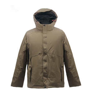 Produits en gros de Sportsneticintl Factcory, manteau d'hiver chaud, café 90 blanc, 100% nylon, doublure intérieure pour unisexe - Product Image 1