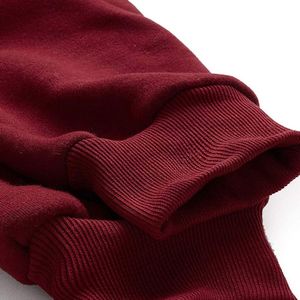 Sudadera con Capucha Corta Roja de Moda, 100% de Alta Calidad, Sudadera Gruesa de Forro Polar para Invierno, Cálida, para Exportación - Product Image 3