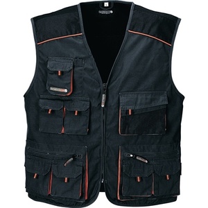 เสื้อกั๊กตกปลาเทอร์ราเทรนด์สีเทาเข้ม/ดำ/ส้ม ไซส์ 50 - Product Image 1