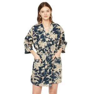 ชุดกิโมโนผ้าฝ้ายพิมพ์ลายแขนกุด - Product Image 2