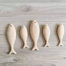 Peces de madera hechos a mano duraderos y hermosos juguetes seguros para mascotas - Product Image 3