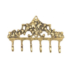 Crochet mural en laiton avec finition dorée parfait pour les cintres solides et le rangement de la salle de bain pour le cintre mural de la maison - Product Image 3