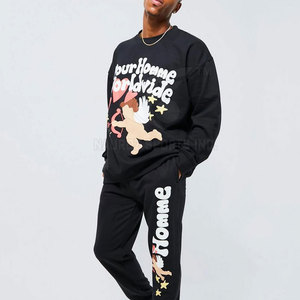 เสื้อฮู้ดพิมพ์ลายพัฟขนาดใหญ่พิเศษเสื้อมีฮู้ดพิมพ์ลายพัฟเรียบง่ายทันสมัยและทันสมัย - Product Image 5