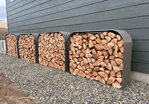 Support à bois de chauffage robuste en acier galvanisé ondulé ODM, écologique, pour intérieur/extérieur, support de rangement pour bûches, jardinière pour maison et jardin - Product Image 6