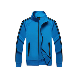 Cotton <b>Polyester</b> <b>Tracksuit</b> For Men With Stand Collar Full Sleeves OEM Service Wholesale Rate Casual Wear / Trending <b>Tracksuits</b> - Product Image 4