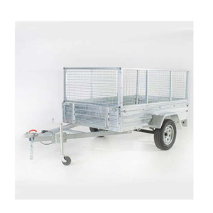 Remorque à cage de qualité commerciale avec treillis en acier robuste, système de verrouillage sécurisé et pneus durables pour le transport longue distance - Product Image 1