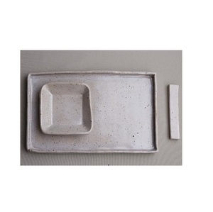 Plateau de service en céramique adapté aux vacances de Noël divertissant avec apéritifs Desserts et collations - Product Image 1