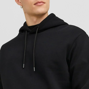 Sudaderas con capucha de algodón 100% para hombre, ropa de calle de gran tamaño en blanco de alta calidad, jersey con logotipo personalizado, Sudadera con capucha impresa - Product Image 5