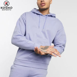 OEM personnalisé 100% coton pull à capuche et shorts d'été décontracté mode sport vêtements de course couleur unie hiver polaire hommes imprimé - Product Image 4