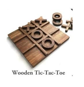 Juguetes educativos Juego de mesa interactivo de serpiente de madera XO Juego de rompecabezas clásico - Product Image 3